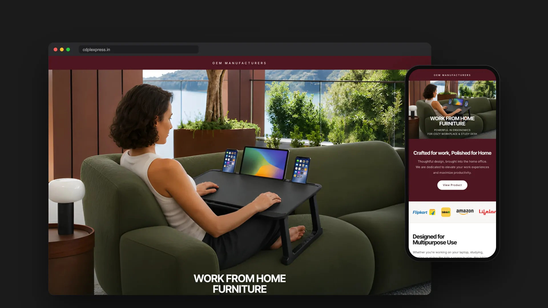CDPL Express — Website UI, Website Development by Aditya Jain